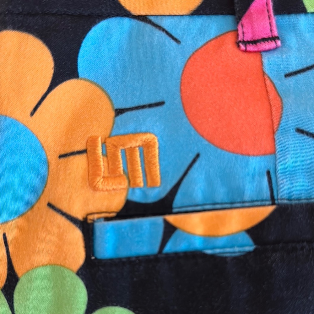 Loudmouth Floral Black Multi-Color Men's Shorts - Picture 3 of 4